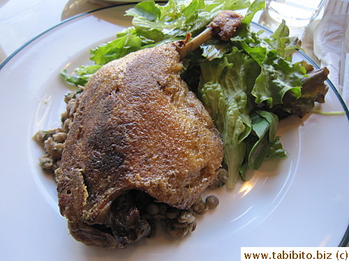 VERY crispy skin and tender meat, delicious