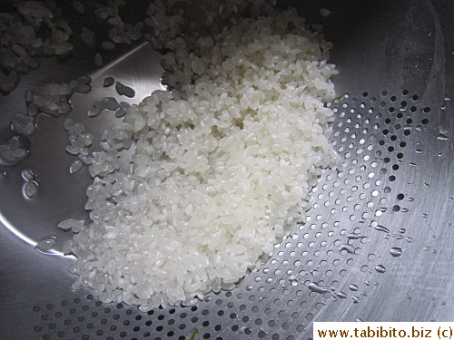 Washing rice is its biggest merit