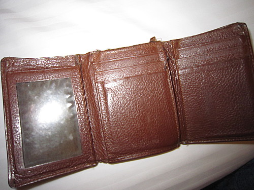 It's very hard to find a tri-fold wallet to replace his old tatty one