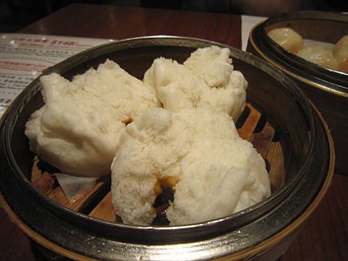 Steamed pork buns HK$26/US$3.4