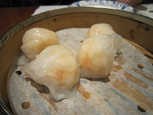Shrimp dumplings HK$33/US$4 were a tad under-seasoned, otherwise excellent