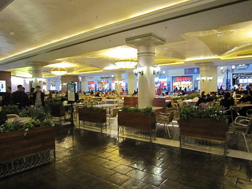 Food court near the casino