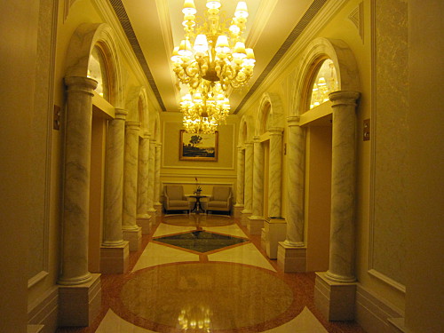 Lifts on the lobby to the suites 