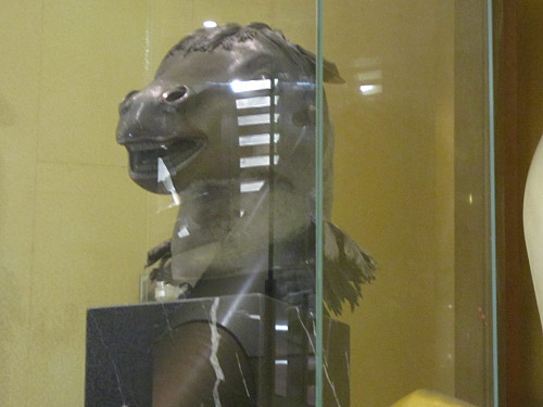 the Qing Dynasty horse head he donated to China