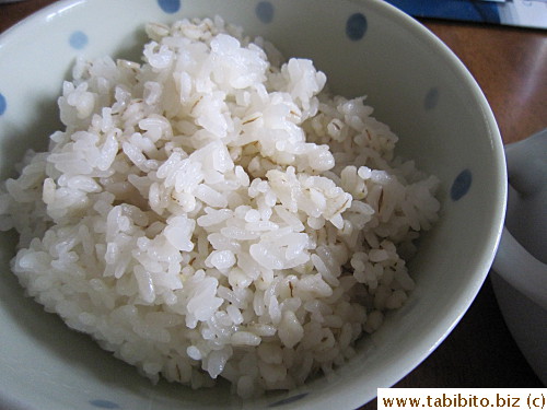 Rice with pearl barley
