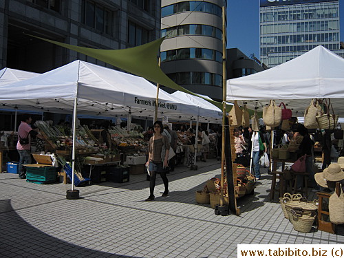 Not a big market and not a lot of produce to choose from