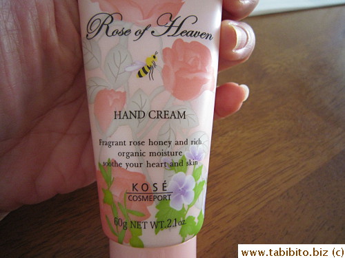 This hand cream smells so nice