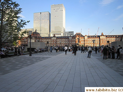 The renovation created a large open space across the station