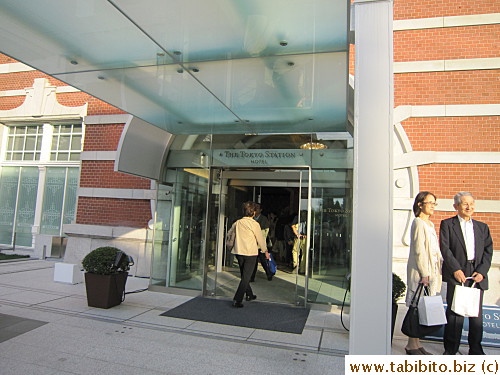 Handy to have a hotel in the station