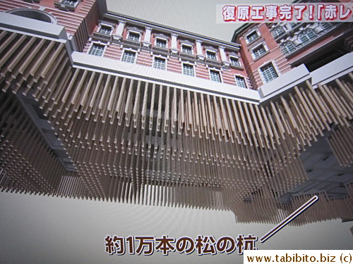 Part of the renovation of Tokyo Station is to install about 10,000