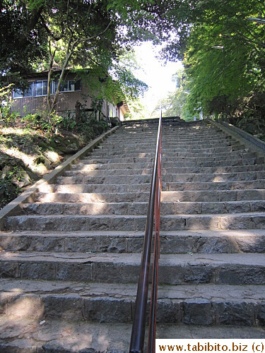 Before we reached there, there were more steps of course