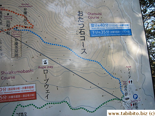 or do the shorter route which would take 35 minutes (STILL NO)