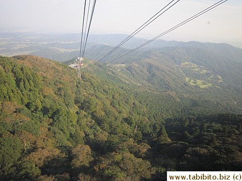 Feels great not having to walk down the steep mountain