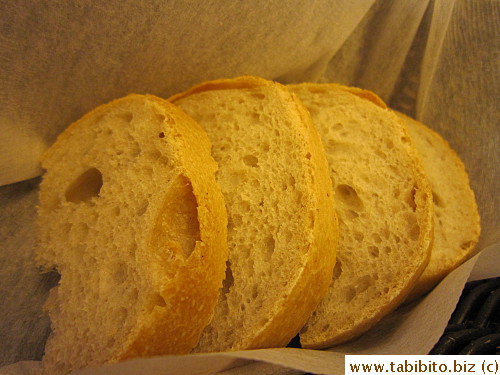 Complimentary bread