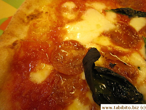 The tomato sauce was tart