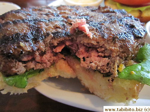 Perfectly cooked but way under seasoned and surprisingly dry, especially the bun