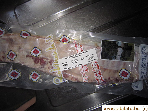 Certified Iberico pork ribs