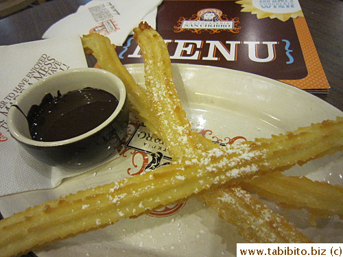 Then afternoon churros at San Churro on the ground floor