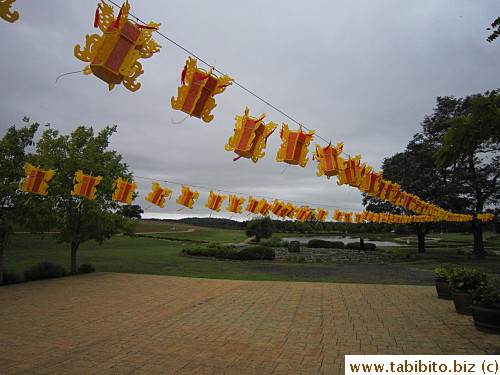 The tacky lanterns might only be there because of Chinese New Year