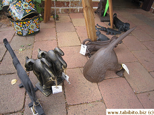 Expensive brass statues