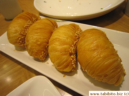 Also very nice radish dumplings