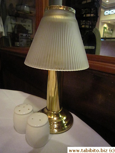 I've always wanted to dine in a restaurant that have little lamps on the tables!