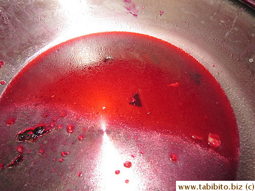 What's left in the pan