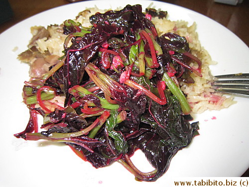 Delicious sauteed with garlic