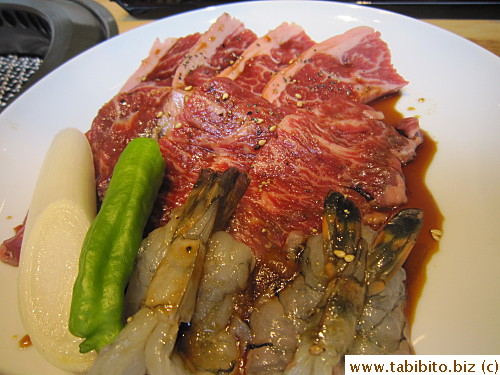 It included two shrimps