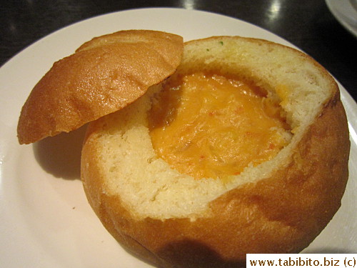 Winnie's dinner set included soup,