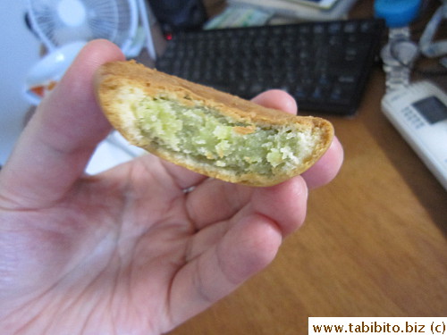 with edamame filling
