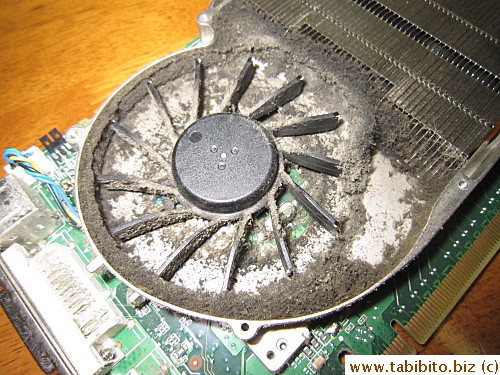 Old fan is filthy!