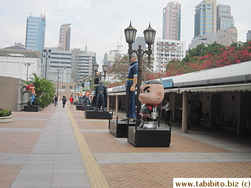 Hong Kong Avenue of Comic Stars inside the park
