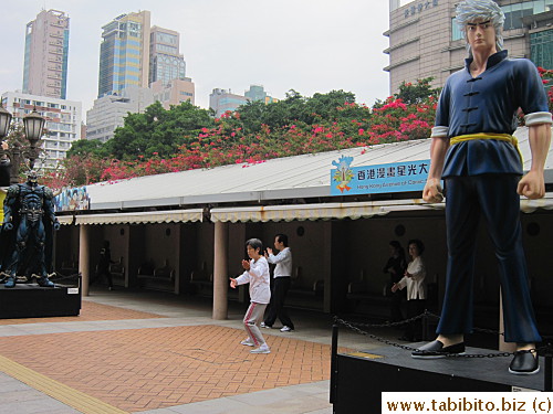 Some people do Tai Chi in the morning