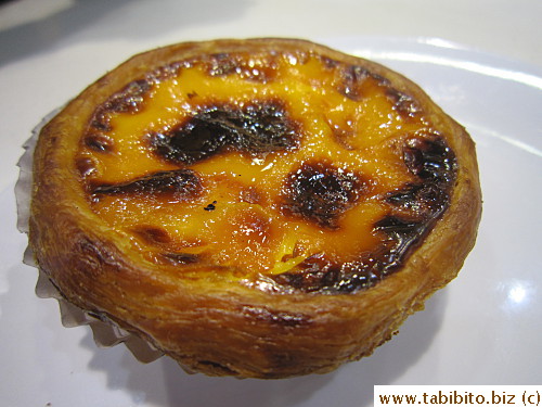KL prefers Portuguese tarts to traditional egg tarts