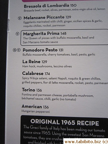 Part menu