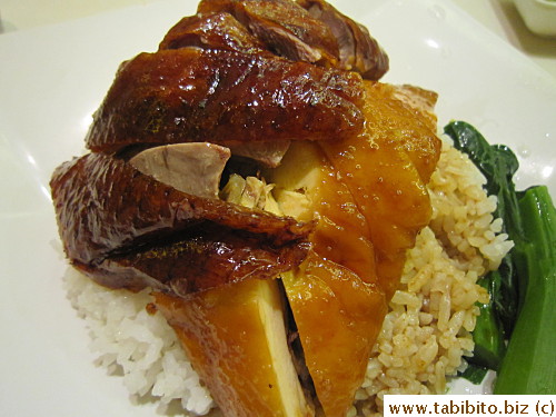 Chicken and roast goose set HK$63/US$8