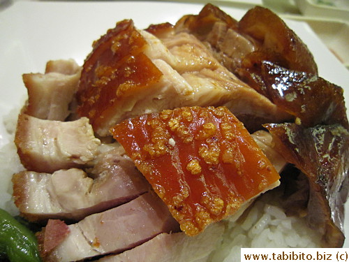 Roast pork and roast goose set HK$90/US$11.5