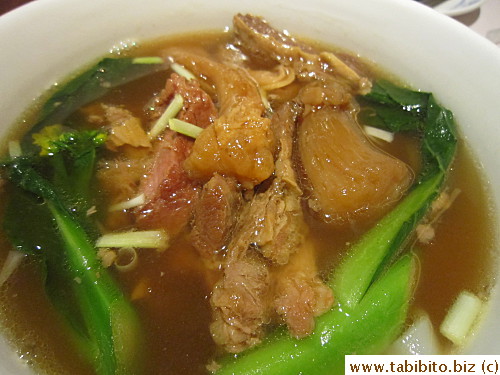 Braised beef noodles, very flavorful and tender