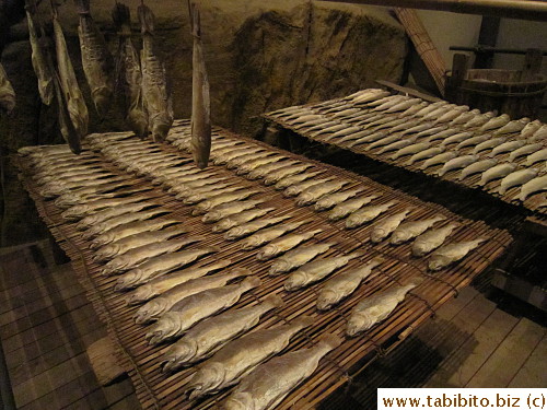 Boat people made lots of salted fish 