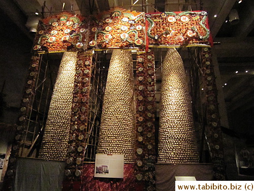 During a particular festival, people raced to snatch the bun on the tip.  This ritual still being practiced nowadays