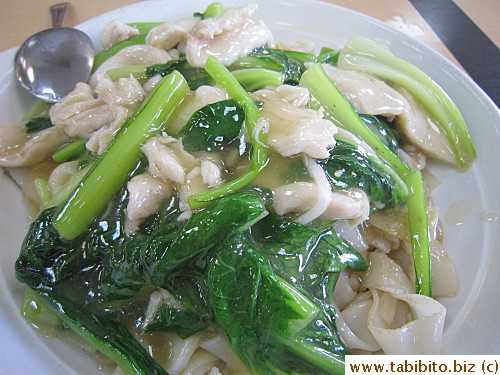 Lunch at Palace Bistro, their stirfried noodle dishes were pretty good