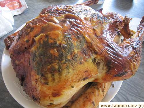Roasted a turkey