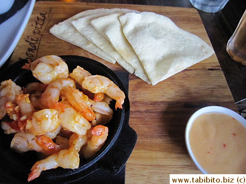 Spicy prawns