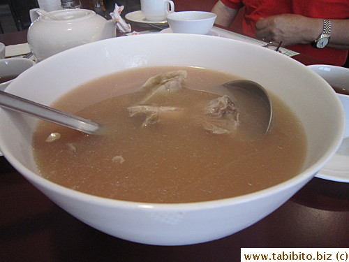 Two big bowls of Chinese long soup