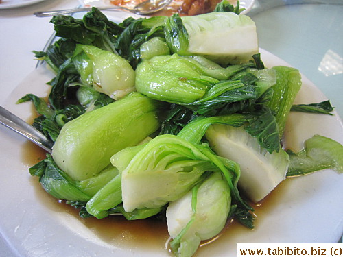 Healthy blanched vegetable