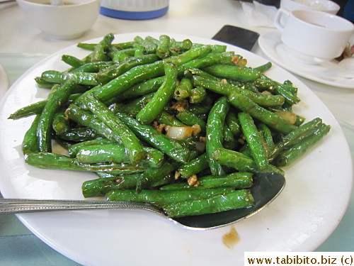 Always delicious green beans with ground pork