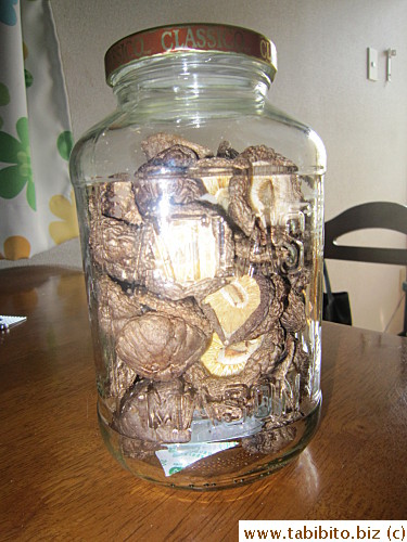 I store all my dried goodies in glass jars with oxygen and moisture absorbers