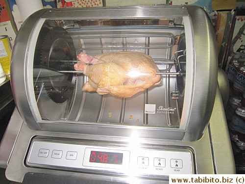 Very first chicken, 1.2kg, marinated with Chinese salt-baked chicken seasoning