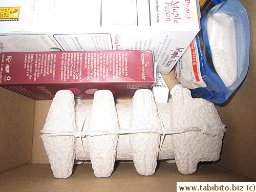 Glass containers securely packaged